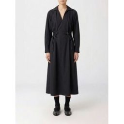 Max Mara Abito chemisier in cotone Nero Taglia 40
