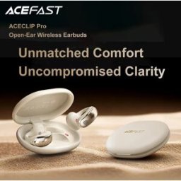 ACEFAST FA006 Auricolari Bluetooth 5.4 wireless con clip a orecchio aperto e doppi microfoni Riduzione del rumore delle chiamate SBC AAC Musica Sport Suono Auricolari