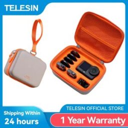 TELESIN DisAdv Action Camera Storage Bag per DJI Osmo Action 6 5pro 4 Box Custodia protettiva impermeabile Scatola di immagazzinaggio Accessori Borsa