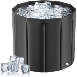 NONE Vasca da bagno portatile 319L per adulti, pieghevole, per immersioni a freddo, per il recupero, vasca da bagno per immersioni, doccia, vasca da bagno per esterni, vasca da bagno con ghiaccio per