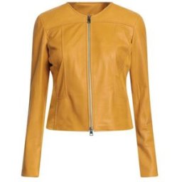 Street Leathers Giacca & Giubbotto Donna Giallo ocra M/S