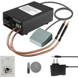 NONE Saldatrice a Punti da 8000W ad Alta Potenza, Macchina per Saldatura a Punti Portatile 1200A, Saldatori Regolabili per Batterie 18650