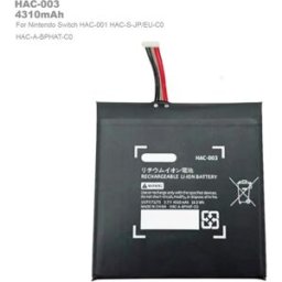 Aleaivy Batteria HAC-003 HAC 003 per console di gioco Nintendo Switch HAC-001 Batteria di aggiornamento interna con kit di strumenti di riparazione