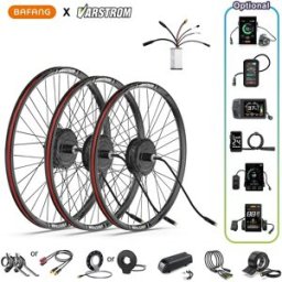 BAFANG 48V 500W motore nel mozzo ruota anteriore posteriore G020 freno a disco 8fun H400B kit eBike 26" 27.5 28 29 pollici 700C motore ruota bici elettrica kit di conversione completo con display DZ40