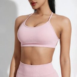 NONE Reggiseno Sportivo Dinamico Senza Schienale alla Moda, per Palestra, Corsa, Yoga, Sexy, da Donna, con Spalline Sottili, Comodo, ad Alta Elasticità, Intimo Sportivo