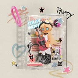POP MART POPMART Peach Riot Carry The Music Series Block Pendant Blind Box Toys Kawaii Anime Action Figure Surprise Mystery Box Dolls