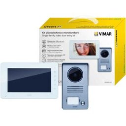 Vimar KIT VIDEOCITOFONICO LCD 7" 2 FILI A COLORI CON ALIMENTATORE