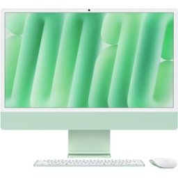 Imac 2024 24 Retina Display 4.5k All In One 23.5 Chip Apple M4 Cpu 10-Core Gpu 10 Core Ram 16gb Ssd 256gb Wi-Fi 6e-Gigabit Lan Italia Verde