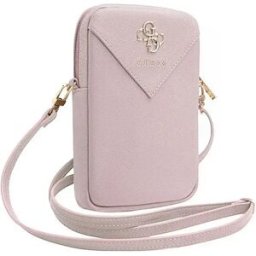 Guess Portafoglio Con Cerniera E Custodia Per Telefono Con Logo In Metallo Pu g