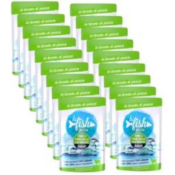 Kit Risparmio 18x70G Hi Fish Cat TONNO A PINNE GIALLE CON VERDURE