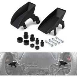 Bevinsee Kit deflettori freno/dotti deflettori raffreddamento freno per VW per Golf GTI R MK7, per Golf 7 GTI R 2015-2021