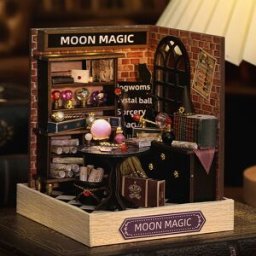 zuuton Casetta delle Bambole in Legno Magica, Mini Kit Fai-da-Te, Modello da Assemblare a Mano, Decorazione per Camera da Letto, Puzzle 3D, Giocattolo, Regalo di Compleanno