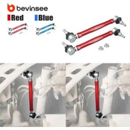 Bevinsee Kit di Collegamenti Regolabili per Barra Stabilizzatrice Anteriore per BMW E46 Z4 E85 E86 Sostituisce 31356780847 31351095694 - Collegamenti Sospensione