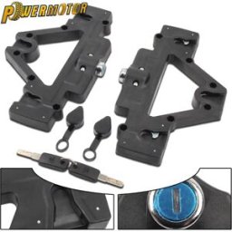 PowerMotor Staffe di Bloccaggio Rapido per Borse Laterali Moto, Kit Universale di Montaggio a Sgancio Rapido per Borse Laterali, Staffa Modificata Fai-da-te a Sgancio Rapido