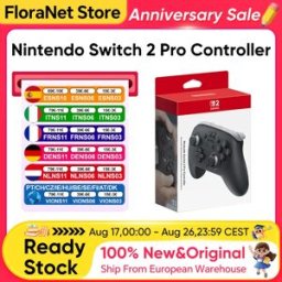 Nintendo Controller Wireless per Switch 2 Pro, Nuovo, con Pulsanti Posteriori GL/GR, Design dei Pulsanti Ottimizzato, Controllo di Gioco Preciso per NS2