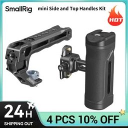 SmallRig Kit Maniglia Laterale e Superiore Mini per Gabbia Fotografica, Impugnatura Ergonomica per Mano Destra o Sinistra 30mm/1.2in Su e Giù 5949