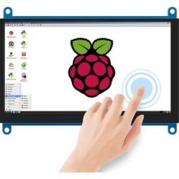 Eyoyo Monitor portatile per Raspberry Pi senza driver, display HD 1024x600, pannello touch screen TFT da 7 pollici, mini monitor LCD HDMI, secondo display touch screen per giochi e progetti fai da te