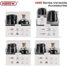 HiBREW H4C Macchina da Caffè Espresso Portatile 51MM o 58MM Kit Barista Bottomless con Filtro IMS e Capsule Nes DG