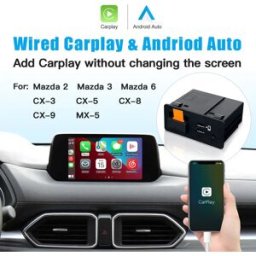 CARABC Carplay Android Auto Adattatore UBS Hub OEM per Retrofit Mazda 2 3 6 CX3 CX5 CX8 CX9 MX5 Demio Miata TK78669U0C Kit