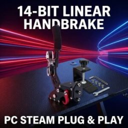 NONE Freno a Mano USB per PC per Giochi di Simulazione di Corse, Freno Lineare per Logitech G29 G920 G27 Thrustmaster T300 Fanatec Steam Assetto Corsa
