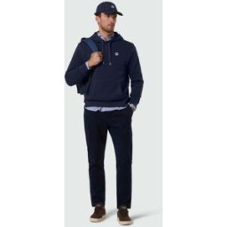 North Sails Felpa con cappuccio e patch con logo Navy blue 4XL