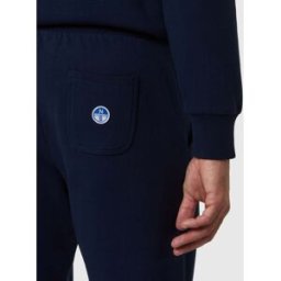 North Sails Pantaloni della tuta con patch con logo Navy blue XL