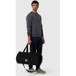 North Sails Felpa con patch con logo Dark grey melange XXL
