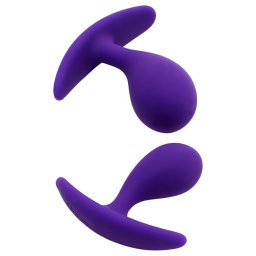 Rimba Copenhagen - set di plug anali (viola, 2 pezzi)