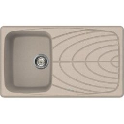 elleci Lgm40051 Lavello Cucina Fragranite 1 Vasca Incasso Con Gocciolatoio Larghezza 86 Cm Materiale Granitek Colore Avena G51 - Lgm40051 Master 400
