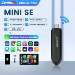 Carlinkit Nuovo Mini 5 SE Adattatore Carplay Wireless Per iPhone 5.8Ghz WiFi BT Veloce Stabile Connessione Per Spotify Waze Split Screen Box