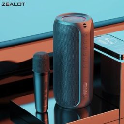 ZEALOT -S69M Macchina per karaoke Sistema di altoparlanti portatile Bluetooth 5.3 con 1 o 2 microfoni wireless Regali per canto in famiglia a casa