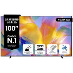 Samsung UE100M90HUXZT TV LED, SMART TV, 100 ", Processore NQ4 AI Gen2, Titan Black, Classe G