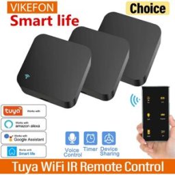 VIKEFON Telecomando WiFi IR Tuya per condizionatore d'aria TV Smart Home Blaster a infrarossi universale per telecomando Alexa Google Home