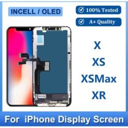 NONE Schermo LCD Incell OLED 3D Touch per iPhone X XS XSMax XR, Parti di Ricambio per Display, Assemblaggio Digitalizzatore