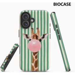 Potdemiel Custodia per telefono Bubble Giraffe magnetica per iPhone 17 16 15 14 13 Pro Max Plus, custodia robusta a strato singolo/doppio