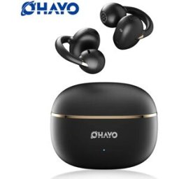 Ohayo A7 Auricolari con clip per orecchio Auricolari wireless Bluetooth 5.4 TWS Cuffie auricolari aperte con clip impermeabili con 4 microfoni 40 ore di riproduzione