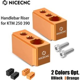 NICECNC Per KTM 250 Adventure/390 Adventure 2020-2024 Moto 1 "Aumento Riser manubrio in alluminio 25mm Rise Bar Riser blocchi
