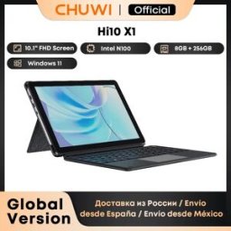 CHUWI Tablet Hi10 X1/X2 da 10.1 pollici con schermo FHD, processore Quad Core N100/i3-10100Y, 8GB di RAM, 256GB di ROM, sistema operativo Windows, tablet 2 in 1.