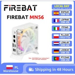Firebat Mn56 Mini PC Windows 11 AMD R7-8745HS DDR5 16GB+512GB SSD/AMD R7 H255 LPDDR5 24GB+1TB SSD 8 Core Computer Desktop BT 5.2 WiFi6 HDMI Type-C USB