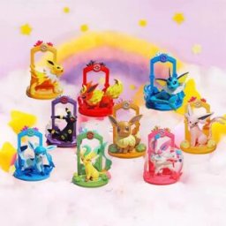 Bandai Action Figure Originali Pokémon Serie Eevee Evolution - Blind Box con Vaporon, Flareon, Espeon, Umbreon, Leafeon, Glacion, Sylveo