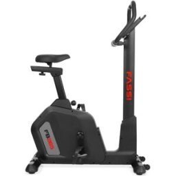 Fassi Cyclette FB265 Elettromagnetica Regolazione sforzo 32 livelli, 15 programmi di allenamento, accesso facilitato, utenti fino a 140 kg