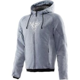 DAINESE - Giacca Bovisa Safety Hoodie Full Zip Grigio-Melange / Nero Nero,Grigio 54