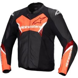 ALPINESTARS - Giacca Faster V3 Nero / Rosso Fluo Nero,Rosso,Arancione 50