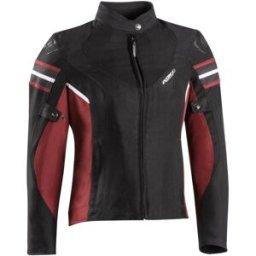 IXON - Giacca Ilana Evo Lady Nero / Bordeaux Nero,Rosso S