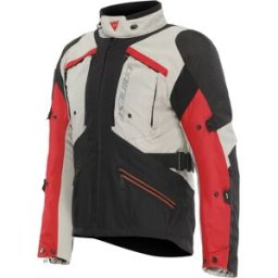 DAINESE - Giacca Gullfoss D-Dry Tidal Foam / Nero / Rosso Grigio,Rosso 52