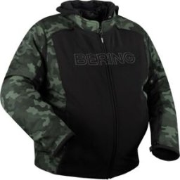 BERING - Giacca Davis King Size Nero / Camo Nero,Verde XL