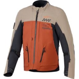 ALPINESTARS - Giacca AMT-8 Stretch Drystar® XF Walnut Rust / Nero Arancione,Marrone XXL