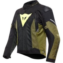 DAINESE - Giacca Super Sprint D-Dry Nero / Verde / Fluo Giallo Nero,Marrone 48