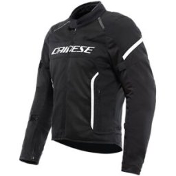 DAINESE - Giacca Air Frame 3 Tex Nero / Nero / Bianco Nero 48
