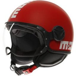 MOMO - Casco FGTR Classic Candy Matt Rosso / Bianco Rosso L